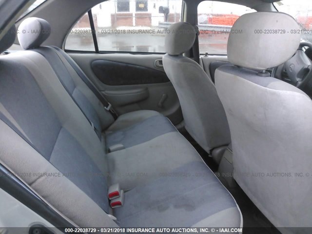 1NXBR12E1YZ378390 - 2000 TOYOTA COROLLA VE/CE/LE 银色 照片 8