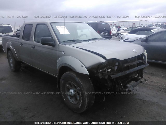 1N6ED29X24C406949 - 2004 NISSAN FRONTIER CREW CAB XE V6 Pewter photo 1