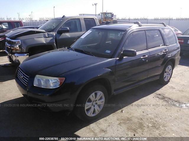 JF1SG63608G729776 - 2008 SUBARU FORESTER 2.5X GRAY photo 2