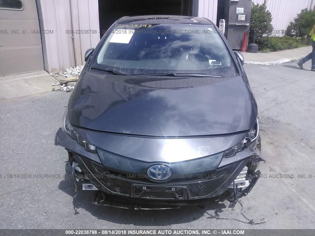 JTDKARFP9H3004234 - 2017 TOYOTA PRIUS PRIME  灰色 照片 6