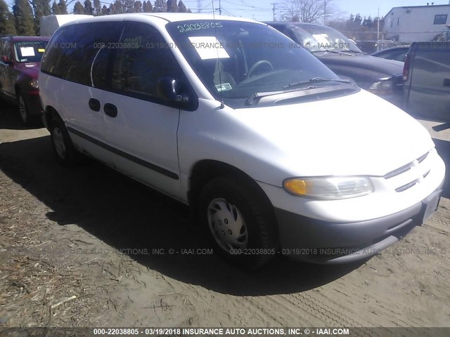 2B4FP2531XR455439 - 1999 DODGE CARAVAN WHITE photo 1