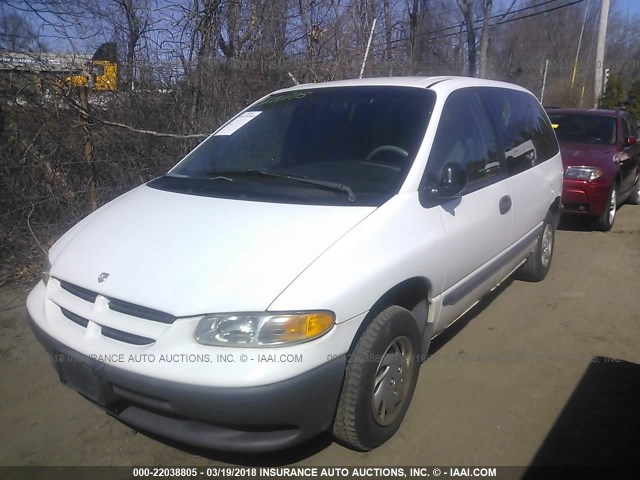 2B4FP2531XR455439 - 1999 DODGE CARAVAN WHITE photo 2