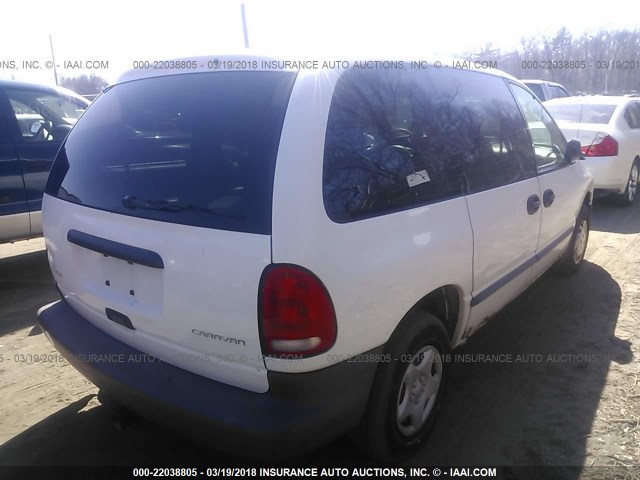 2B4FP2531XR455439 - 1999 DODGE CARAVAN WHITE photo 4