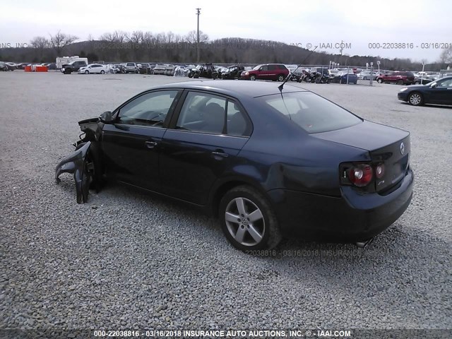 3VWJM71K28M020760 - 2008 VOLKSWAGEN JETTA S 蓝色 照片 3