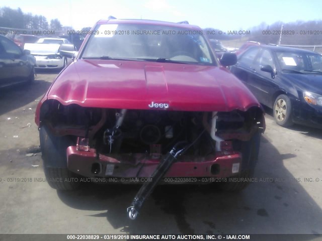 1J4GR48K75C566741 - 2005 JEEP GRAND CHEROKEE LAREDO/COLUMBIA/FREEDOM 栗色 照片 6