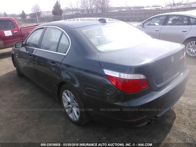 WBANV93519C132955 - 2009 BMW 535 XI Bleu photo 3