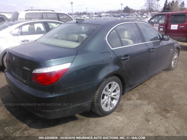 WBANV93519C132955 - 2009 BMW 535 XI Bleu photo 4