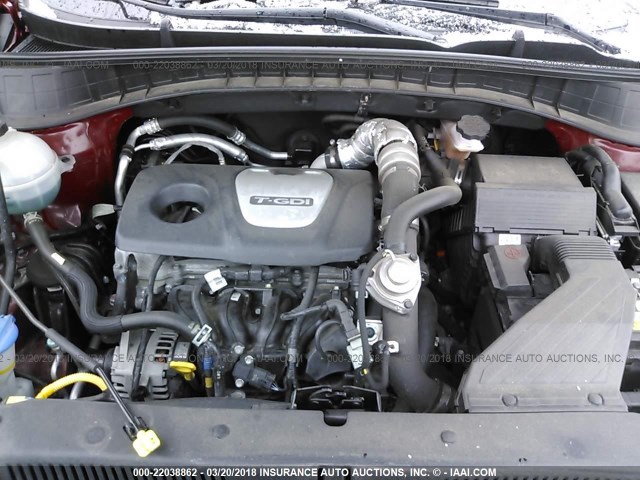 KM8J33A2XGU194337 - 2016 HYUNDAI TUCSON LIMITED/SPORT AND ECO/SE RED photo 10
