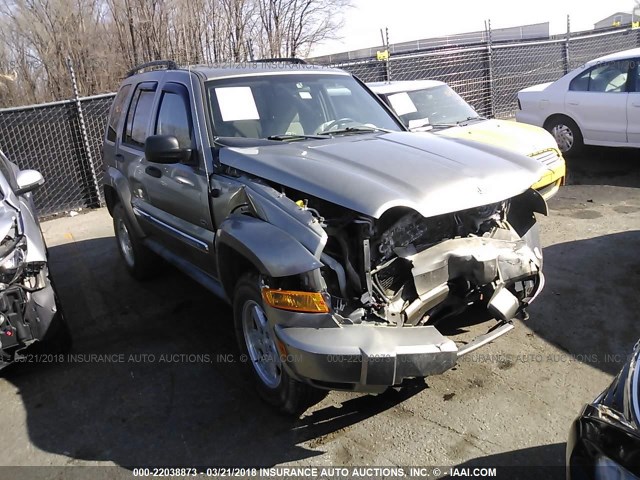 1J4GL48KX6W267777 - 2006 JEEP LIBERTY SPORT BROWN photo 1