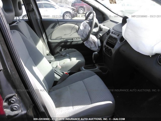 1G8AJ52F15Z170218 - 2005 SATURN ION LEVEL 2 RED photo 5