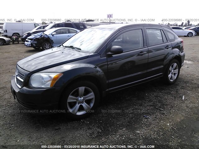 1B3CB4HAXAD663583 - 2010 DODGE CALIBER SXT GRAY photo 2