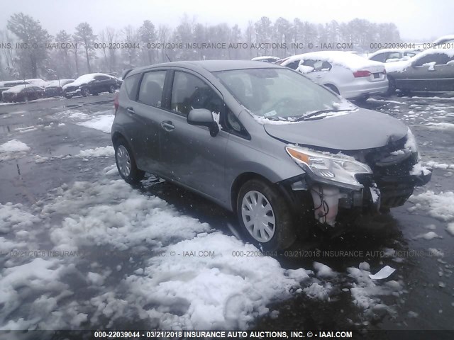 3N1CE2CP0EL363186 - 2014 NISSAN VERSA NOTE S/S PLUS/SV/SL GRAY photo 1