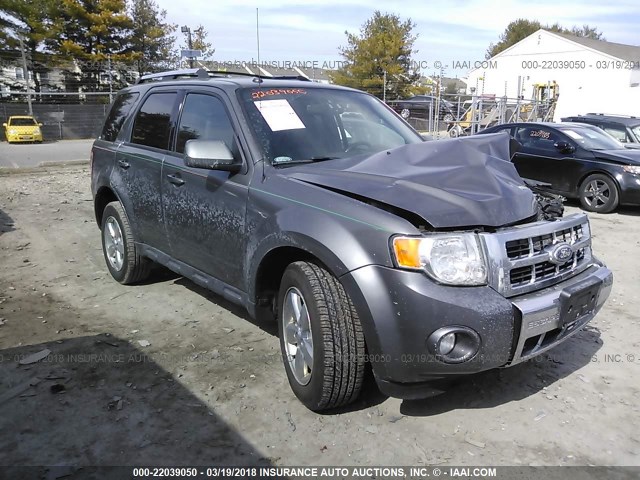 1FMCU9EG9CKC73518 - 2012 FORD ESCAPE LIMITED GRAY photo 1