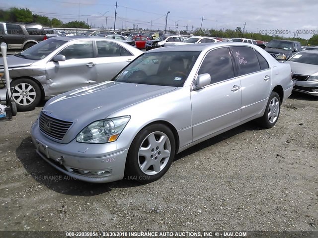 JTHBN36F840168710 - 2004 LEXUS LS 430 SILVER photo 2