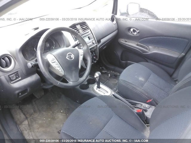 3N1CE2CPXFL374696 - 2015 NISSAN VERSA NOTE S/S PLUS/SV/SL/SR SILVER photo 5