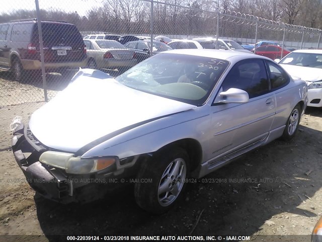 1G2WP12K81F111764 - 2001 PONTIAC GRAND PRIX GT SILVER photo 2