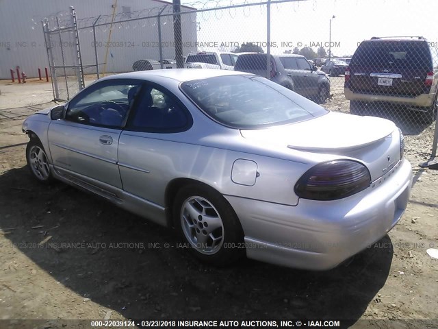 1G2WP12K81F111764 - 2001 PONTIAC GRAND PRIX GT SILVER photo 3