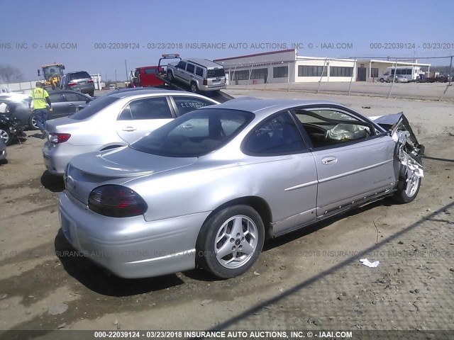 1G2WP12K81F111764 - 2001 PONTIAC GRAND PRIX GT SILVER photo 4