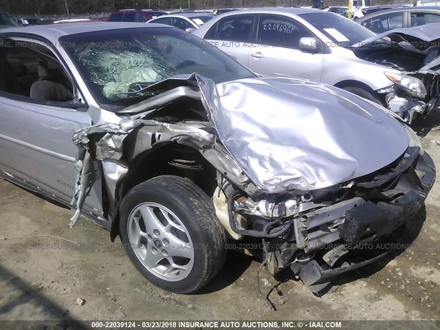 1G2WP12K81F111764 - 2001 PONTIAC GRAND PRIX GT SILVER photo 6