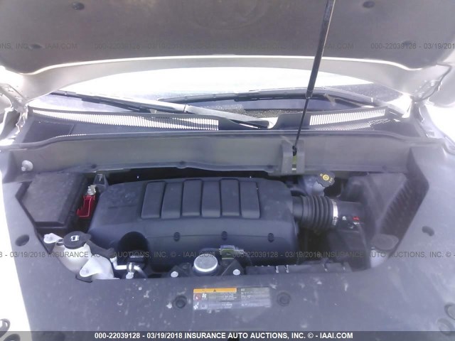 5GAKRAKD5GJ159039 - 2016 BUICK ENCLAVE ვერცხლისფერი ფოტო 10