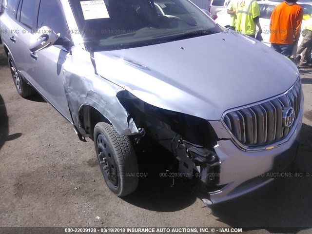 5GAKRAKD5GJ159039 - 2016 BUICK ENCLAVE ვერცხლისფერი ფოტო 6