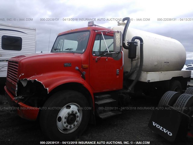 1HTSDAAN4WH498102 - 1998 INTERNATIONAL 4900 4900 RED photo 2