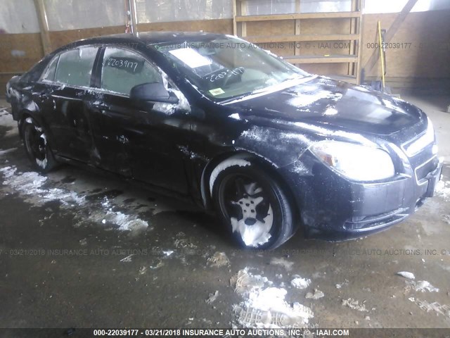 1G1ZB5EB9AF248327 - 2010 CHEVROLET MALIBU LS შავი ფოტო 1