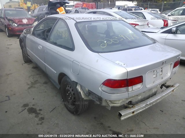 1HGEJ8247XL094597 - 1999 HONDA CIVIC EX SILVER photo 3