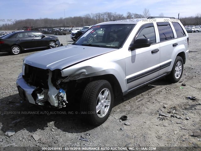1J4GR48K75C536347 - 2005 JEEP GRAND CHEROKEE LAREDO/COLUMBIA/FREEDOM 银色 照片 2