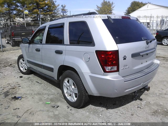 1J4GR48K75C536347 - 2005 JEEP GRAND CHEROKEE LAREDO/COLUMBIA/FREEDOM 银色 照片 3
