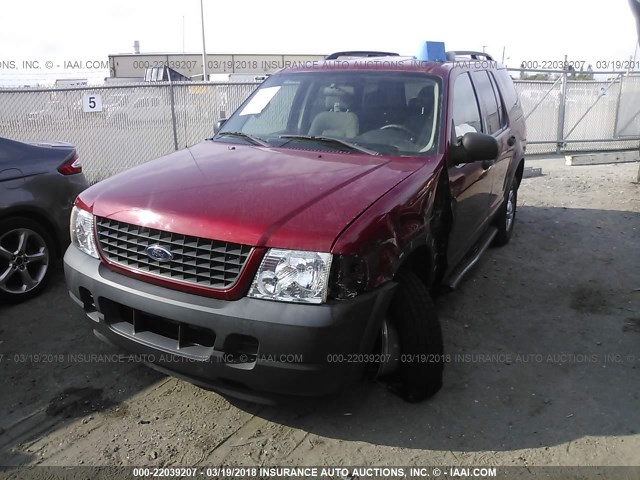 1FMZU62K93UA02545 - 2003 FORD EXPLORER XLS/XLS SPORT RED photo 2