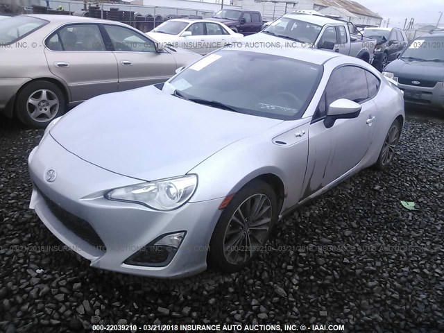 JF1ZNAA16E9702600 - 2014 TOYOTA SCION FR-S ვერცხლისფერი ფოტო 2