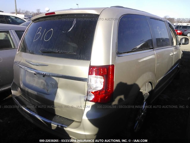 2C4RC1AG6GR120949 - 2016 CHRYSLER TOWN & COUNTRY LX TAN photo 4