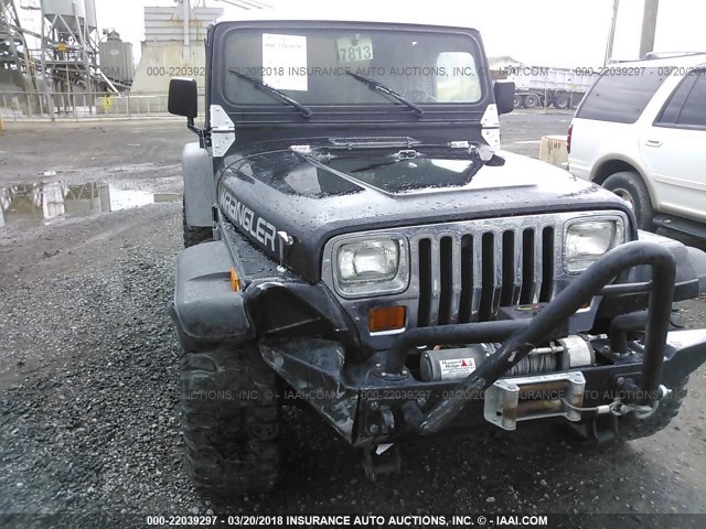 1J4FY19P4SP279563 - 1995 JEEP WRANGLER / YJ S/RIO GRANDE BLACK photo 6