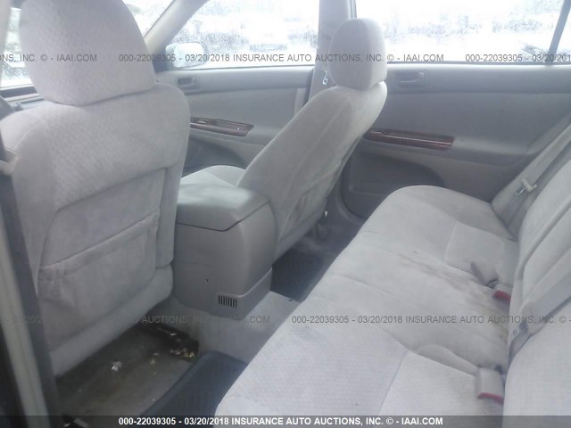 4T1BF30K64U066962 - 2004 TOYOTA CAMRY LE/XLE/SE GREEN photo 8