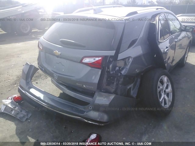 3GNAXXEU4JL177490 - 2018 CHEVROLET EQUINOX PREMIER SILVER photo 6