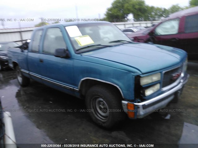 1GTEC19W1WE518429 - 1998 GMC SIERRA C1500 GREEN photo 1