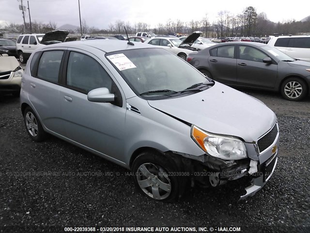 KL1TD6DE0AB110702 - 2010 CHEVROLET AVEO LS/LT 银色 照片 1