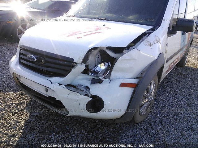 NM0LS7BN8BT043685 - 2011 FORD TRANSIT CONNECT XLT WHITE photo 6