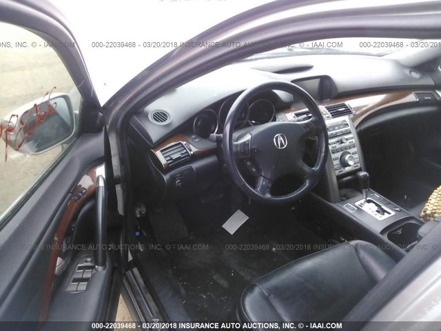 JH4KB16595C013636 - 2005 ACURA RL ვერცხლისფერი ფოტო 5