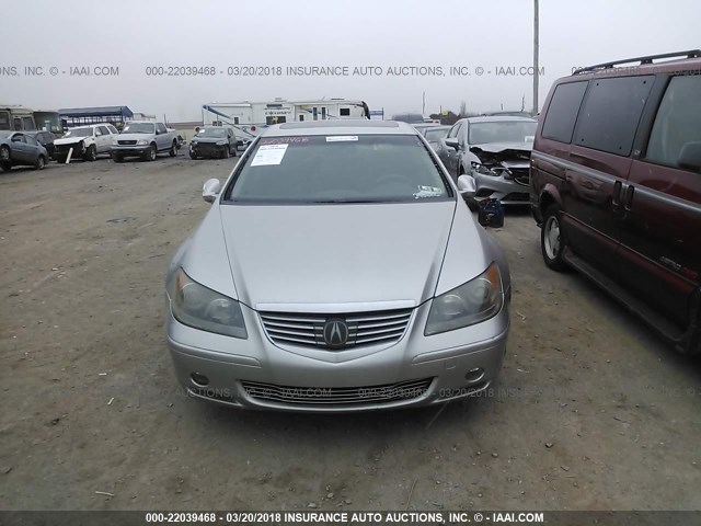 JH4KB16595C013636 - 2005 ACURA RL ვერცხლისფერი ფოტო 6