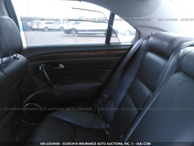 JH4KB16595C013636 - 2005 ACURA RL ვერცხლისფერი ფოტო 8