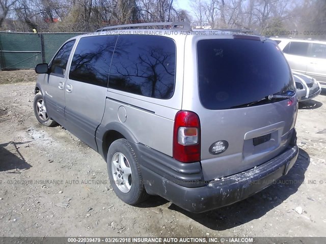 1GMDX03E84D256675 - 2004 PONTIAC MONTANA GRAY photo 3