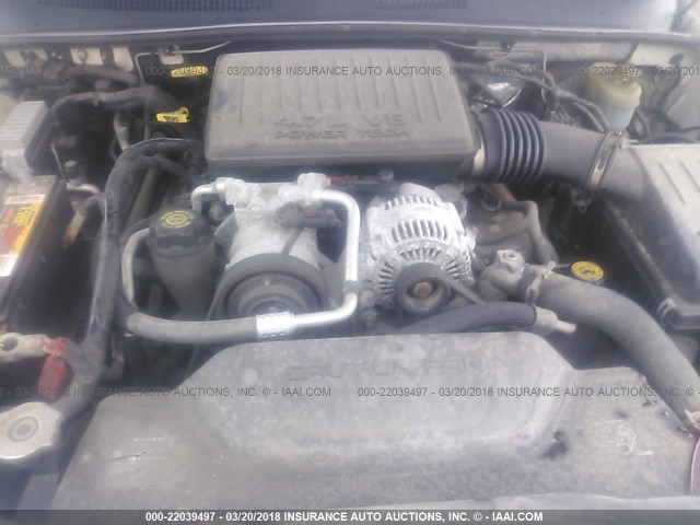 1J4GW58N44C179443 - 2004 JEEP GRAND CHEROKEE LIMITED WHITE photo 10