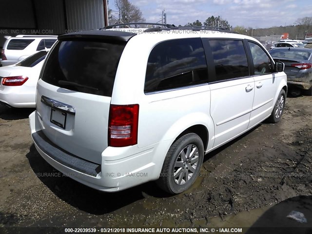 2A8HR54P98R646712 - 2008 CHRYSLER TOWN & COUNTRY TOURING WHITE photo 4