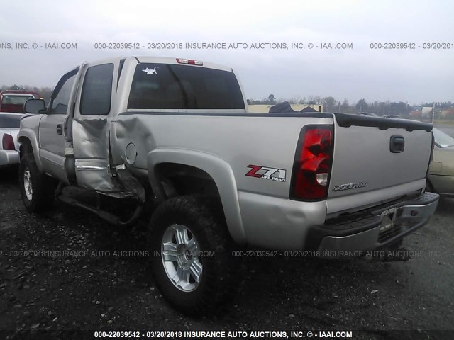 2GCEK19B161147693 - 2006 CHEVROLET SILVERADO K1500 SILVER photo 3