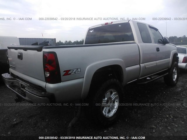 2GCEK19B161147693 - 2006 CHEVROLET SILVERADO K1500 SILVER photo 4