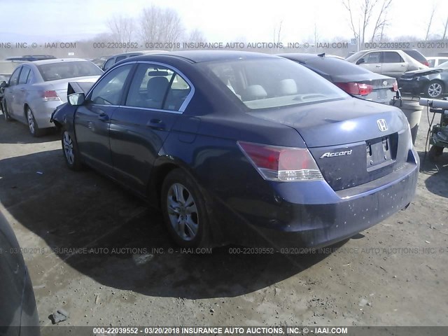 1HGCP26458A013493 - 2008 HONDA ACCORD LXP Dark Blue photo 3