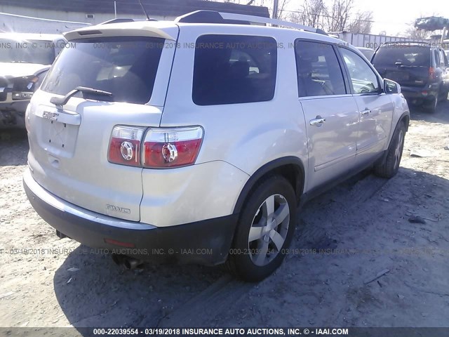 1GKKVRED6CJ157044 - 2012 GMC ACADIA SLT-1 Srebrny zdjęcie 4