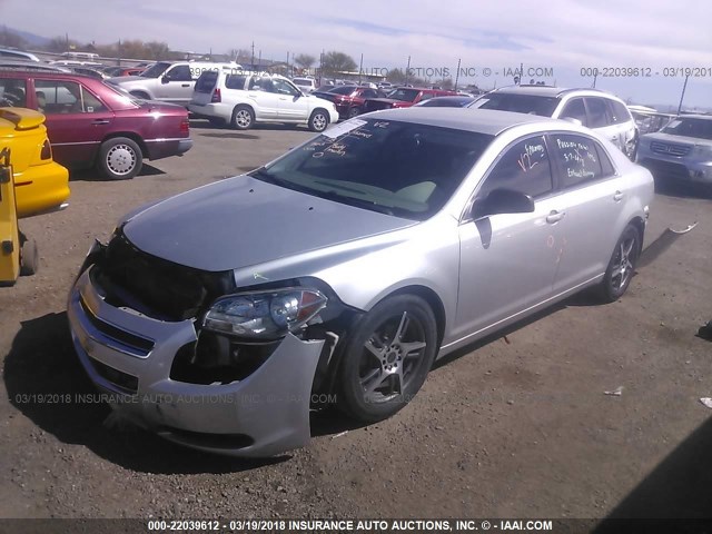 1G1ZB5E06CF304032 - 2012 CHEVROLET MALIBU LS 银色 照片 2